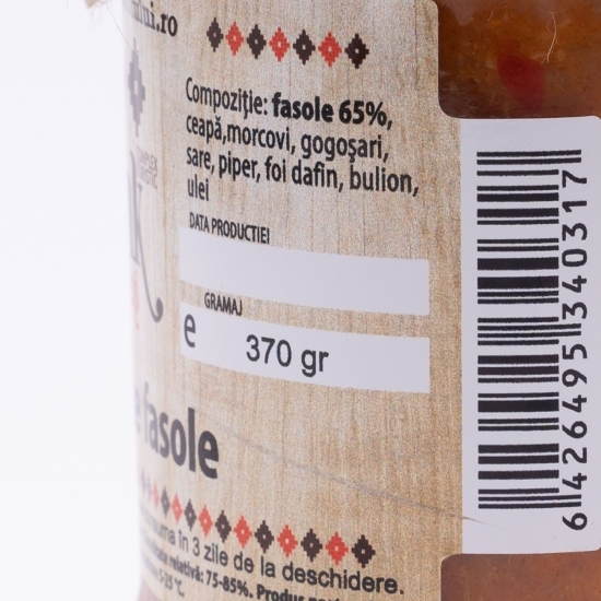 Zacuscă de fasole 370g