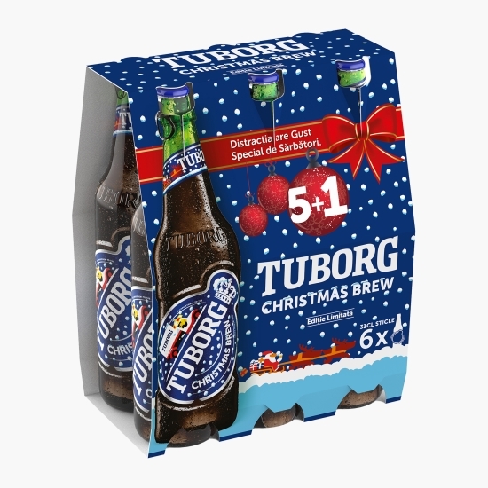 Bere brună pasteurizată 6x330ml (5+1)