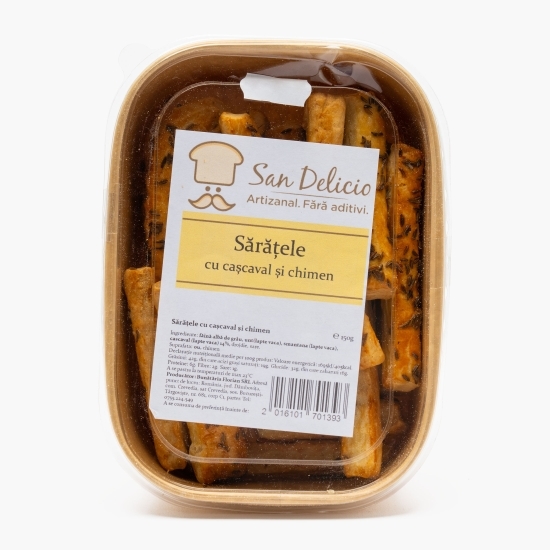 Sărățele cu cașcaval și chimen 150g