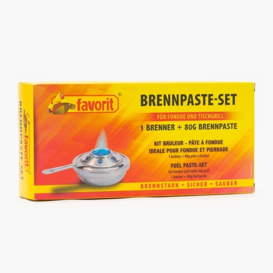 Set combustibil și arzător fondue