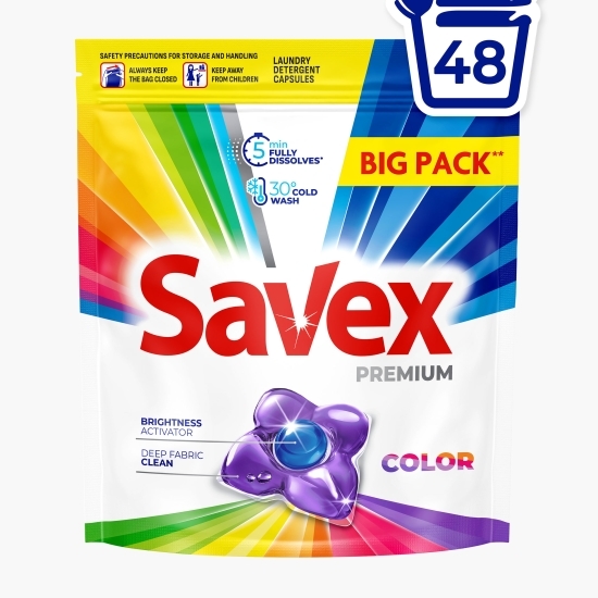Detergent de rufe capsule Color, 48 spălări