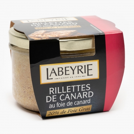 Rillettes de rață 20% foie gras 170g