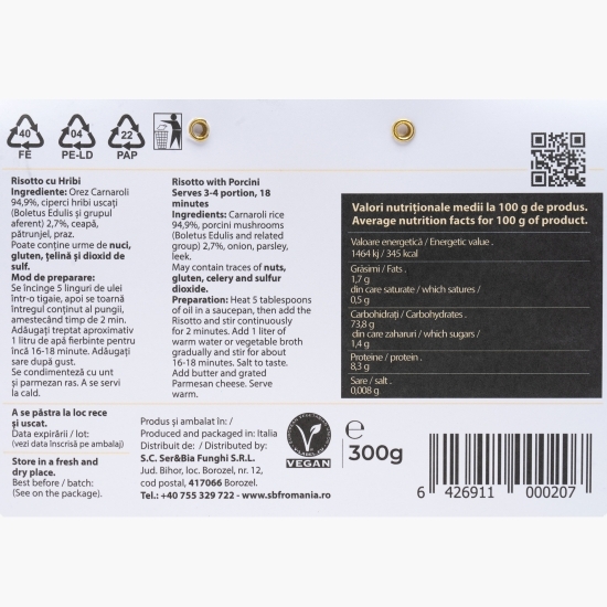 Risotto cu hribi 300g