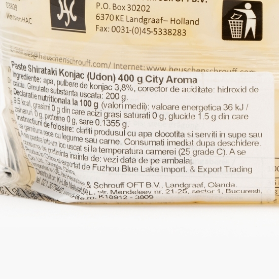Paste Shirataki Konjac (Udon) 400g