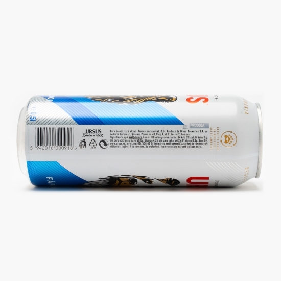 Bere blondă fără alcool doză 0.5l 