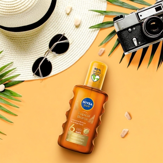 Ulei-spray de plajă pentru bronzare SPF6 Tropical Bronz 200ml