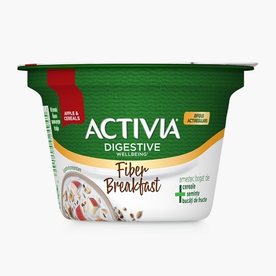 Iaurt Mic Dejun cu fibre, măr și cereale 170g