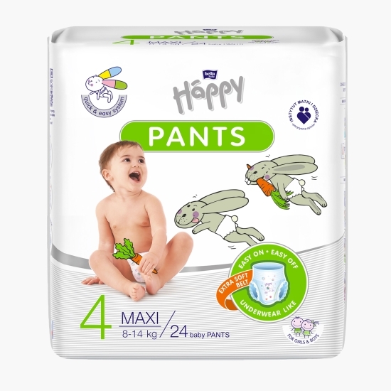 Scutece chiloțel Pants mărimea 4, 8-14 kg, 24 buc