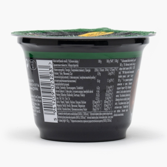 Budincă proteică cu gust de ciocolată și alune de pădure, fără zahăr adăugat 180g 