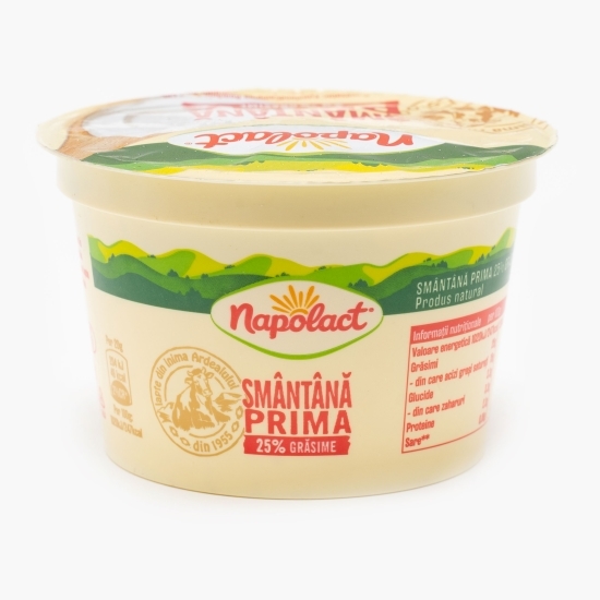 Smântână Prima 25% grăsime 175g