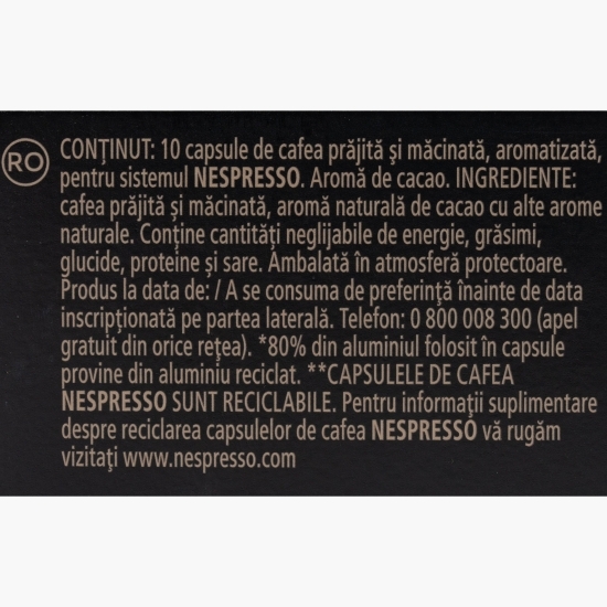 Barista Cioccolatino, 10 băuturi, capsule cafea