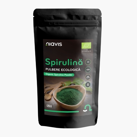 Spirulină pulbere ecologică 125g