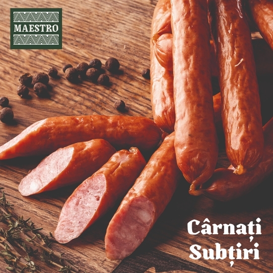 Cârnați subțiri vid 200g