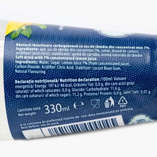 Băutură carbonatată cu suc de lămâie pet 6x 0.33l