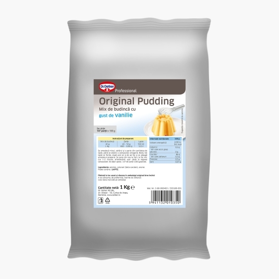 Mix de budincă Original Pudding Professional cu gust de vanilie 1kg 
