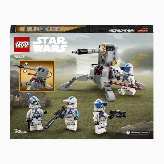Pachet de luptă Clone Troopers™ divizia 501, 75445 Star Wars, 119 piese, +6 ani