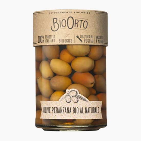 Măsline Peranzana eco cu sâmburi în saramură 350g