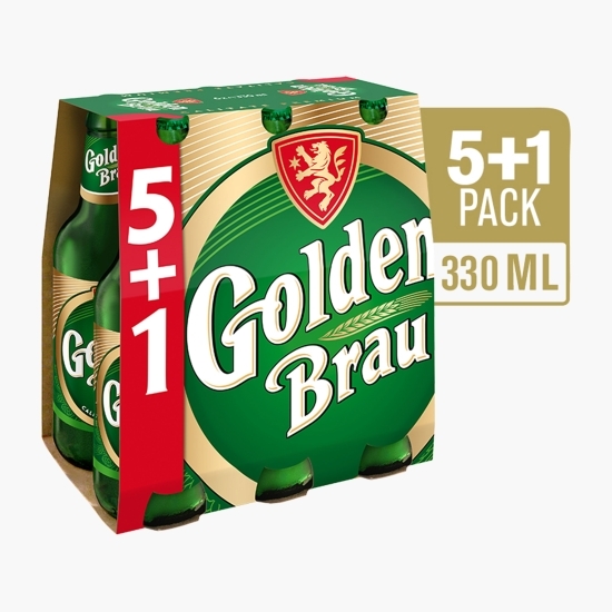 Bere blondă sticlă 6x0.33l (5+1)