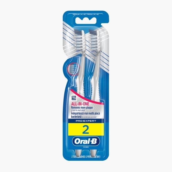 Periuță de dinți manuală Pro-Expert All In One, 2 buc