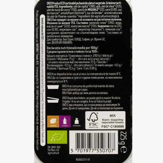 Cremă tartinabilă vegană eco 225g