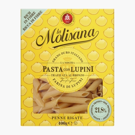 Paste Penne Rigate cu făină de lupin 400g