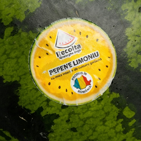 Pepene verde cu miez de culoare galbenă România, minim 4.5kg