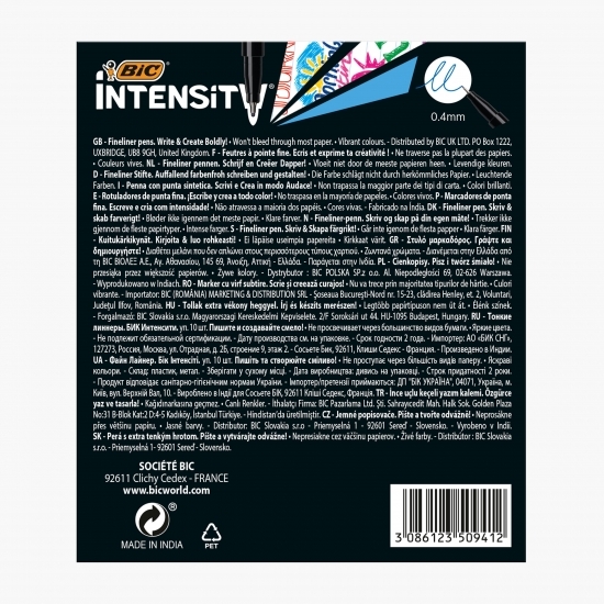 Set 10 finelinere Intensity asortate