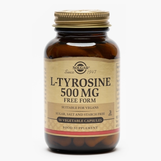 L-Tirozină 500mg, 50 capsule moi