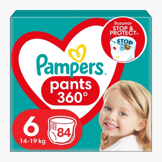 Scutece chiloțel Pants Mega Box mărimea 6, 14-19kg, 84 buc