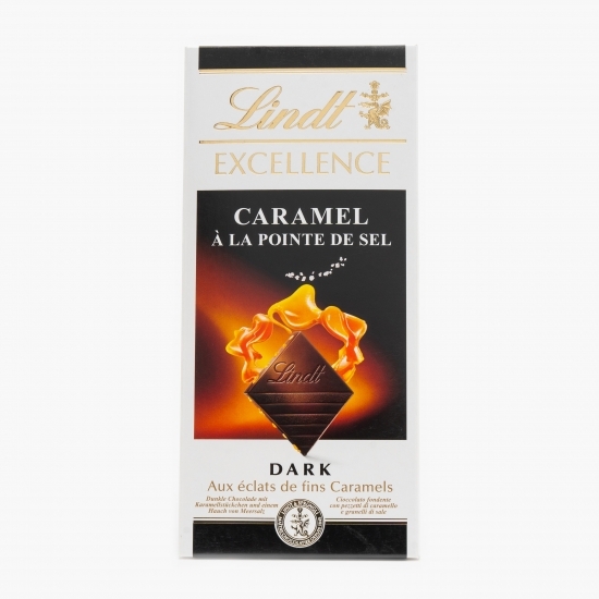 Ciocolată neagră cu caramel și sare de mare 100g