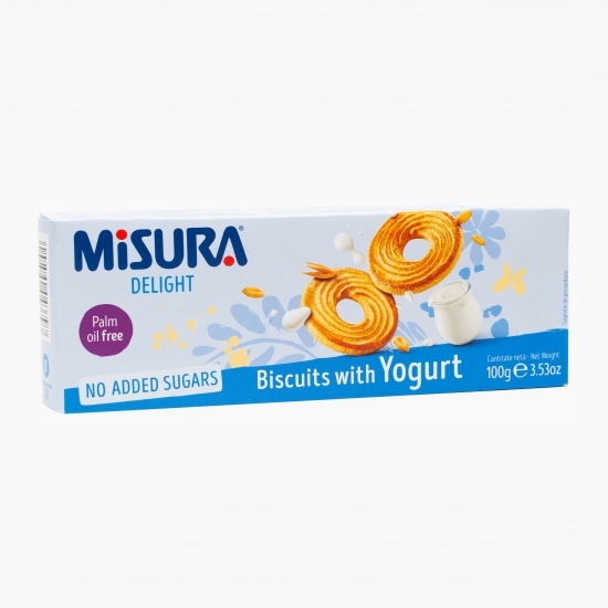 Biscuiți cu iaurt fără zahăr 100g