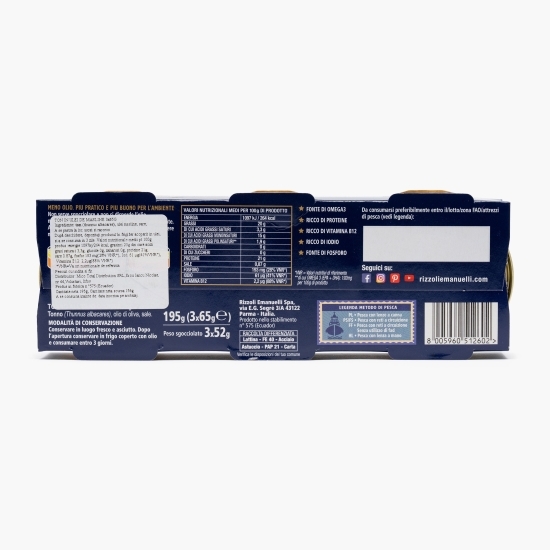 Ton în ulei de măsline 3x65g