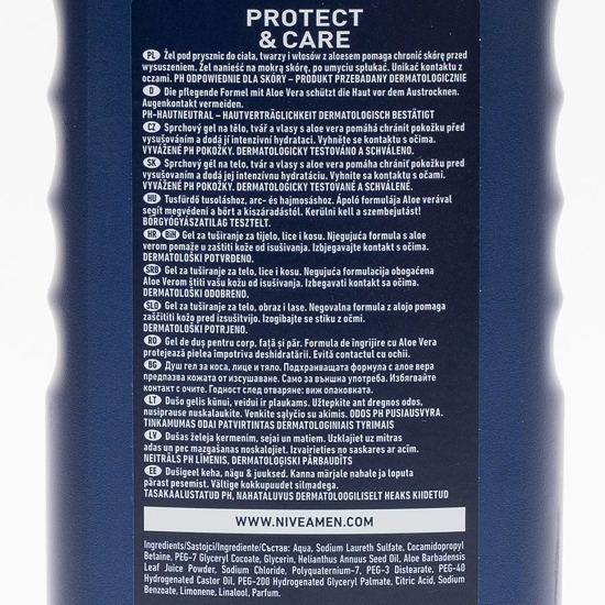 Gel de duș pentru bărbați Men Protect&Care 0.5l