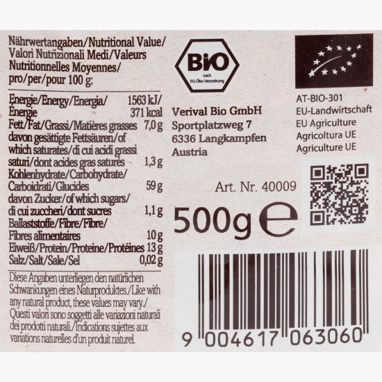 Fulgi de ovăz eco 500g