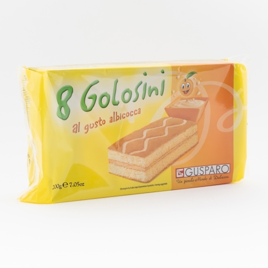 Prăjitură pandișpan cu cremă de caise 8 buc, 200g