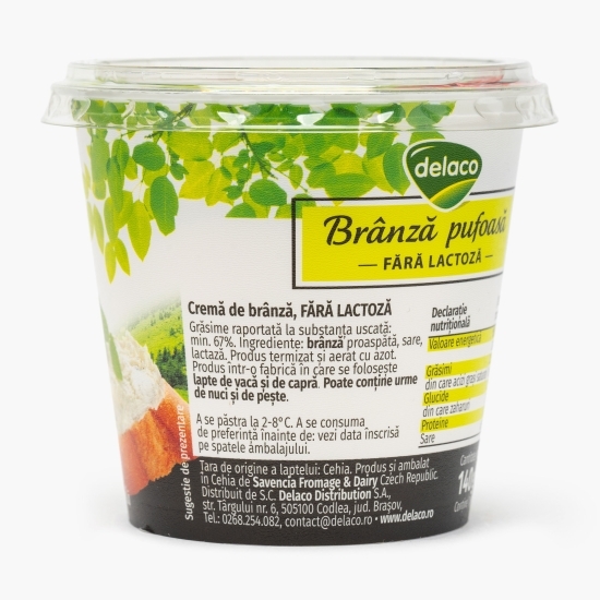 Brânză pufoasă fără lactoză 140g