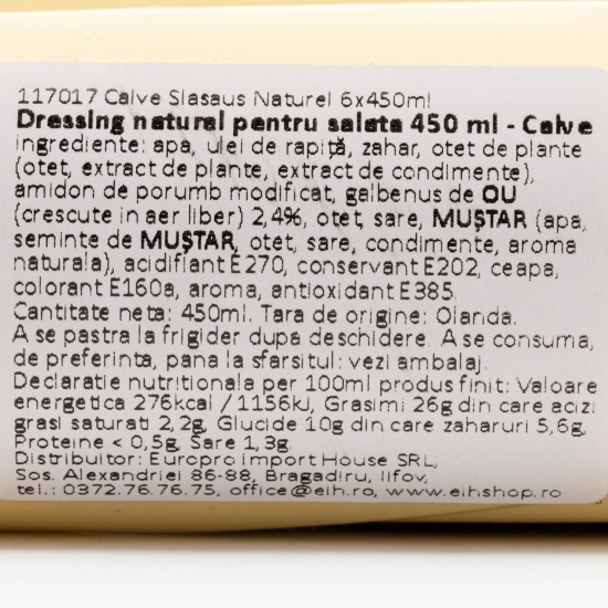 Dressing natural pentru salată 450ml 