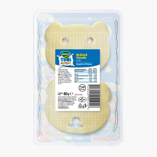 Brânză Gouda Toni Junior 80g