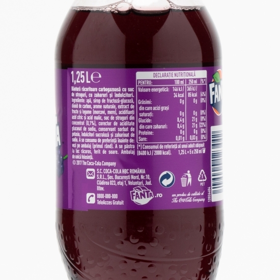 Băutură carbogazoasă struguri 1.25l