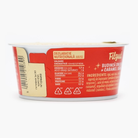 Budincă din caju și caramel sărat 110g
