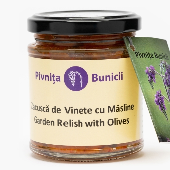 Zacuscă de vinete cu măsline 180g