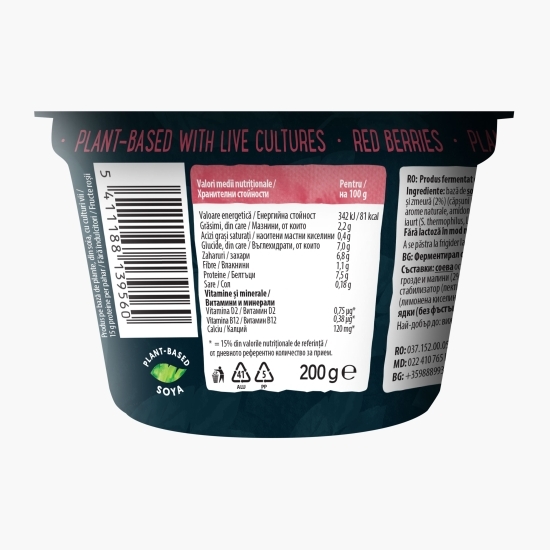 Produs fermentat din soia, cu fructe roșii 200g