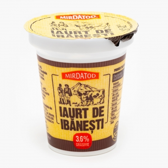 Iaurt de Ibănești, 3.6% grăsime, 140g