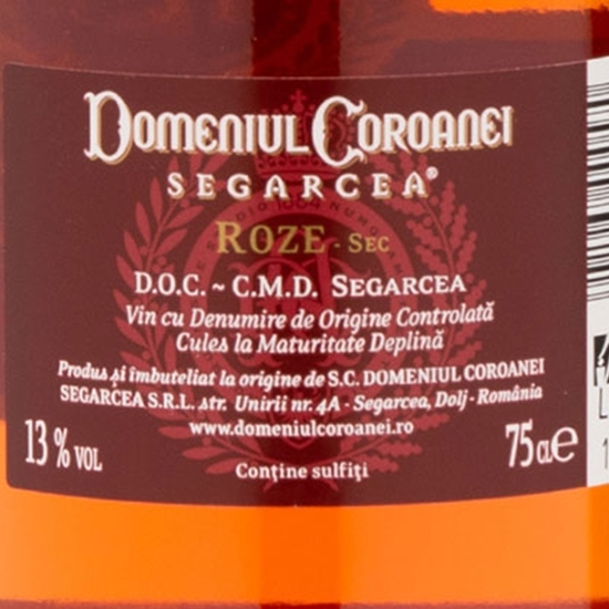 Vin rose sec, 13%, 750ml