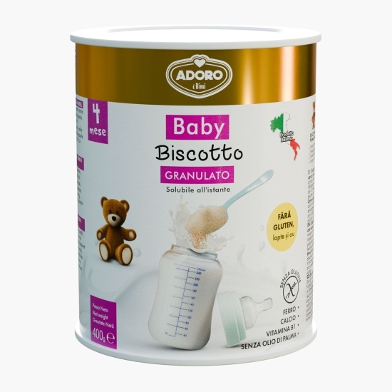 Biscuiți granulați pentru copii, fără gluten, +4 luni, 400g