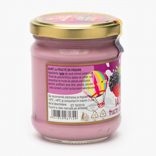 Iaurt cu fructe de pădure 200g