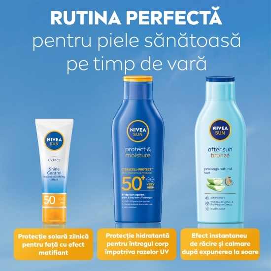Loțiune de protecție solară SPF50 Protect & Moisture 200ml