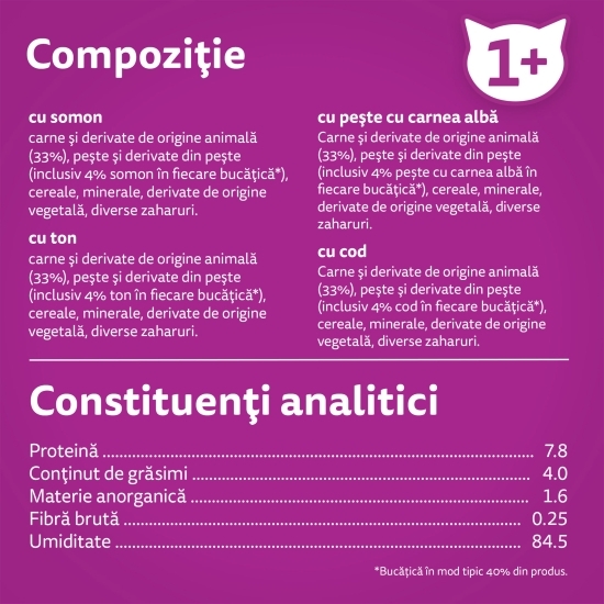 Hrană umedă pentru pisici adulte, 12 x 85g, Selecții de pește în aspic