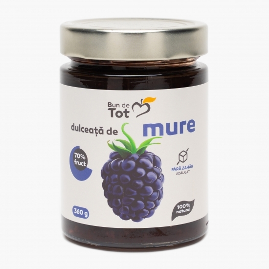 Dulceață de mure fără zahăr adăugat 360g