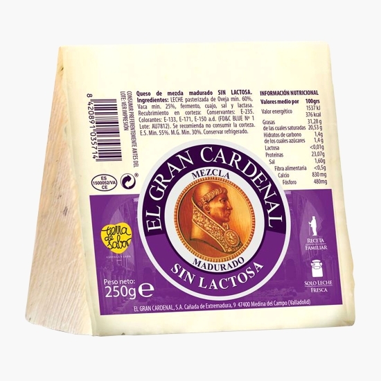 Brânză maturată amestec oaie și vacă, fără lactoză 250g